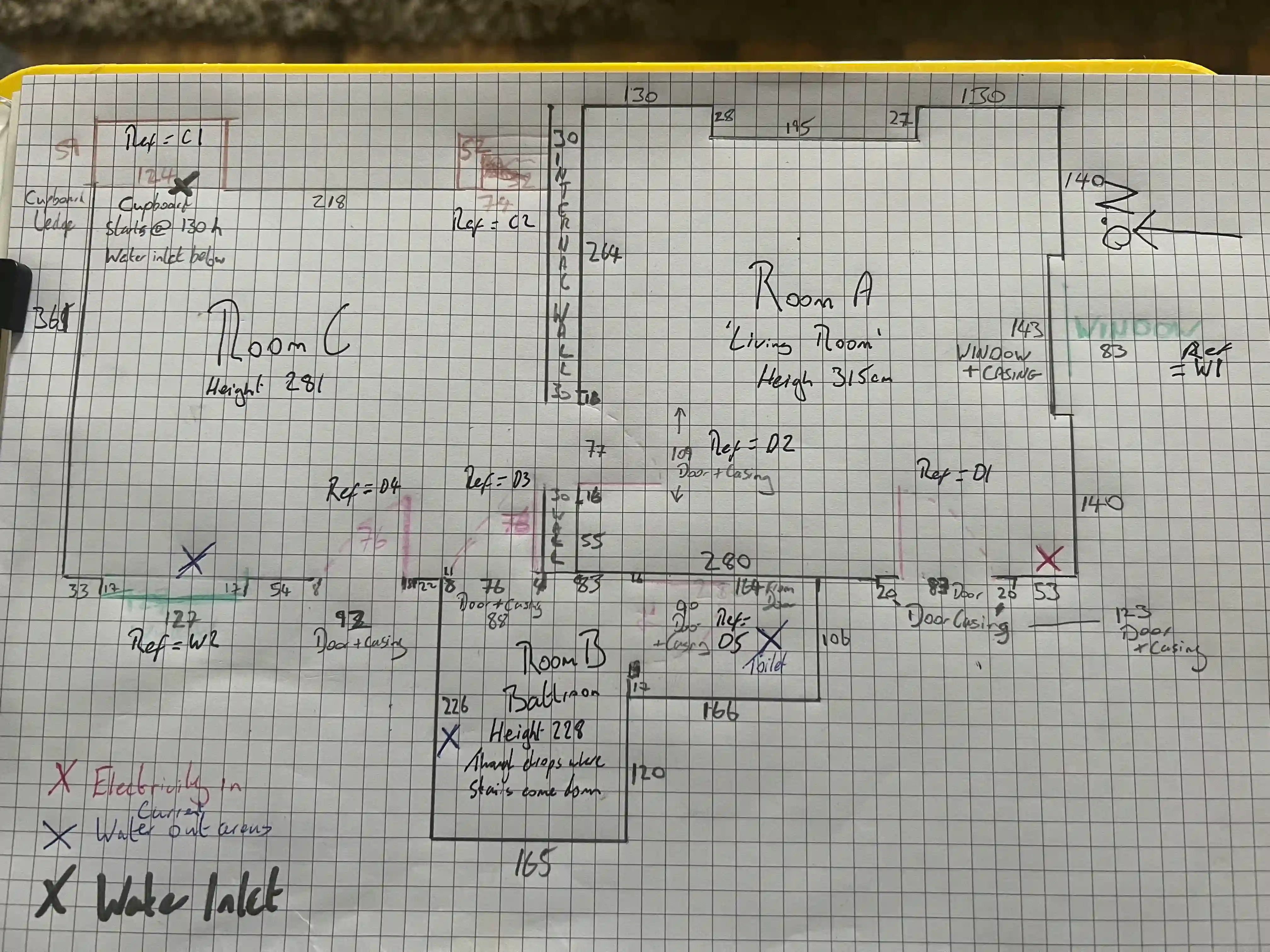 Reconciled 2D property plan